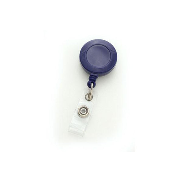 2120-3030 Round Badge Reel, Belt Clip Style 1 1/4" (32mm), Reel Diameter 1 1/4" (32mm), Cord Length : 34" (864mm), Label size : 3/4" (19mm), Clear Vinyl Strap - 25/pack