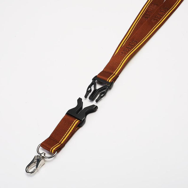 Woven two-side Color Lanyard with Debossed Logo W1912