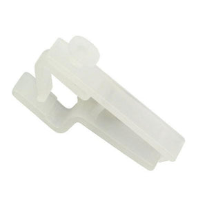 Badge Attachment, Badge Clip , TEMPbadge™ plastic card clips, Reusable plastic swivel clip, Non Twisted design clip - Color White - 1000/pack