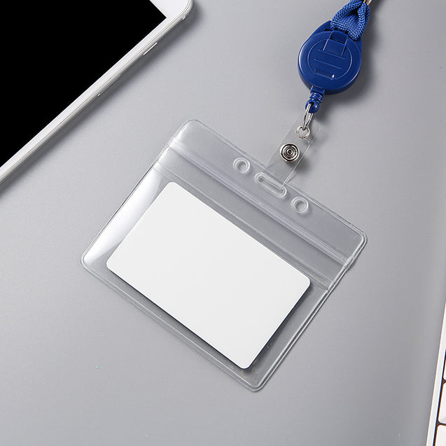 Vinyl Badge Holder, Resealable Zip Lock Vinyl Holder 2 21/64 x 3 3/8” (59 x 86mm), Weather resistant, Clear Zip Lock, Color Clear - 100/pack