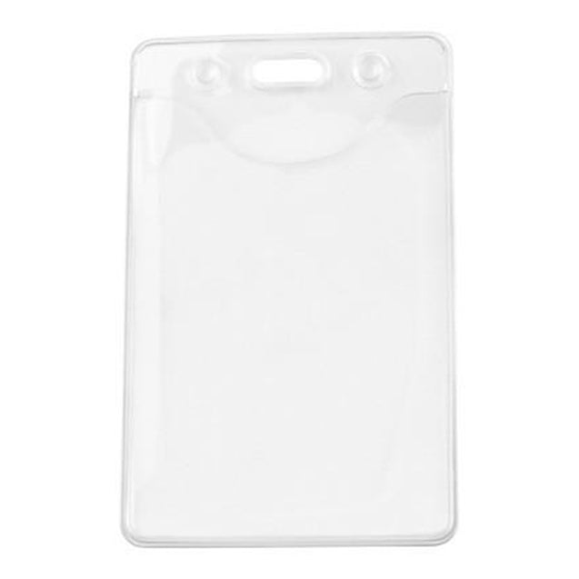 1815-1120 Vinyl Badge Holder, Earth Friendly PureClear Holder 2.32" x 3.5" (59 x 89mm), DOP-free Badge Holder, thickness 0.51 mm front and 0.51 mm back, Color Clear - 100/pack