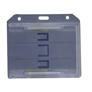 Clear Horizontal Locking Plastic Card Holder (p/n 1840-6610)