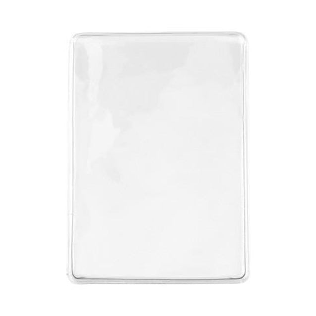 1840-3505 Vinyl Badge Holder, Business Card Holder 2.30" x 3.38" (58 x 86mm), Economy Card Holder, thickness 0.2 mm front and 0.2 mm back, Color Clear - 100/pack