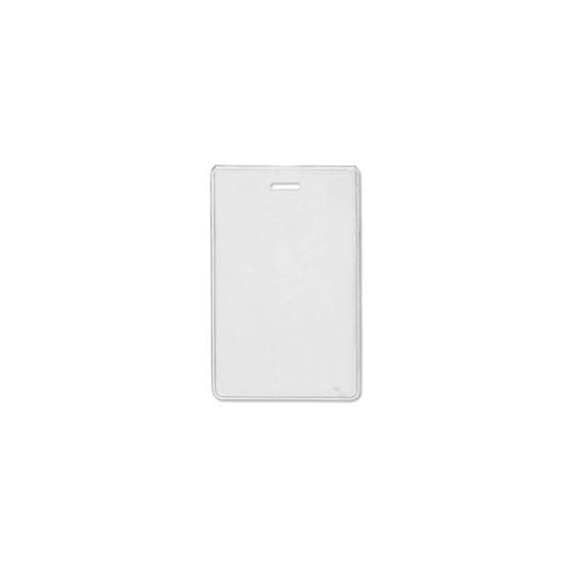 1840-5057 Badge Holder,Vinyl Badge Holder,Proximity Card holder,Heavy-Duty, Clear Vinyl, 2.38" x 3.75" (60 x 95mm), Color Clear - 100/pack