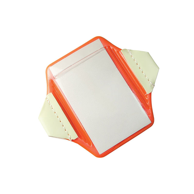 1840-7321 Speciality Badge Holder, Armband Holder Series 2.62" X 3.62" (67 x 92mm), Reflective Arm Badge Holder , Heavy-duty vinyl construction ; Glow In the Dark material - 100/pack