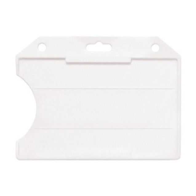 1840-8110 Badge Holder,Rigid Badge Holder, 1-Card Open-Face, Semi-Rigid Horizontal Card Holder, Horizontal / Vertical Load- 50/pack