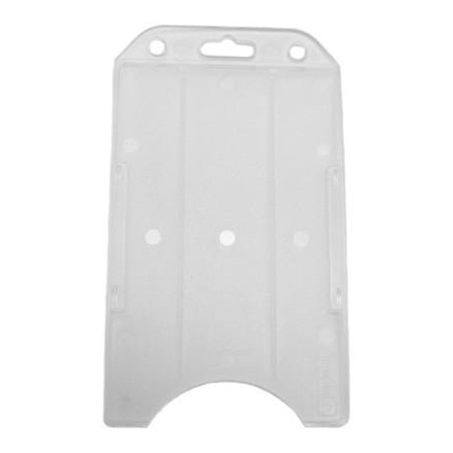 1840-8110 Badge Holder,Rigid Badge Holder, 1-Card Open-Face, Semi-Rigid Horizontal Card Holder, Horizontal / Vertical Load- 50/pack