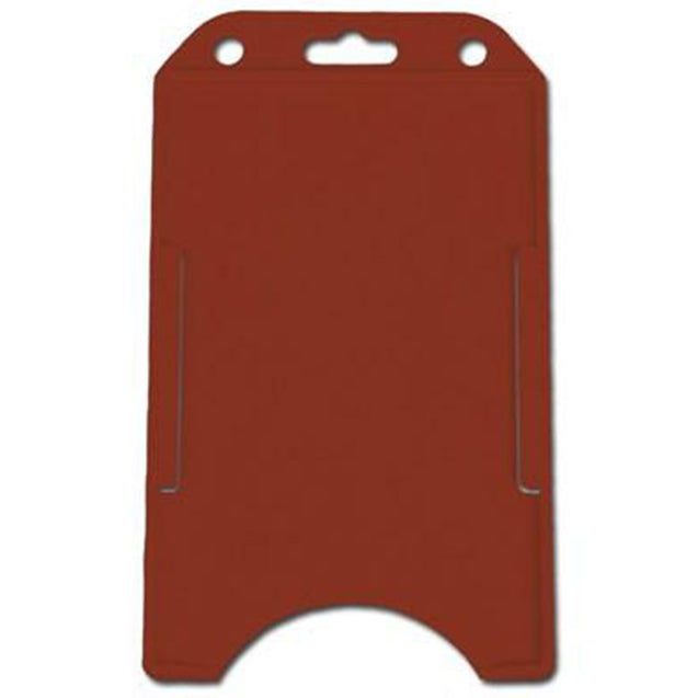 1840-8110 Badge Holder,Rigid Badge Holder, 1-Card Open-Face, Semi-Rigid Horizontal Card Holder, Horizontal / Vertical Load- 50/pack