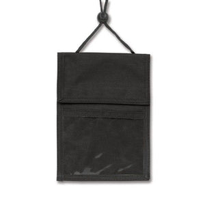 1860-2501 Speciality Badge Holder, Credential Wallet 6.00" x 4.63" (152 x 118mm); 3.00" x 4.63" (76 x 118mm), 3-Pocket Credential Wallet with Pen Compartments, Adjustable Neck Cord