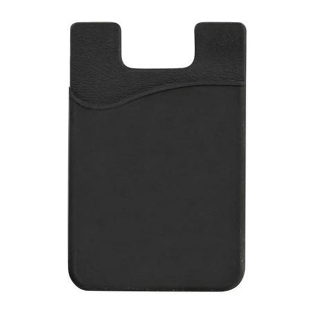 1860-5001 Badge Holder,Adhesive Silicone Wallet,Silicone Rubber Wallet with 3M Adhesive Back,Hold up to 3 cards, 2.25" x 3.38" (57 mm x 86 mm), Color Black