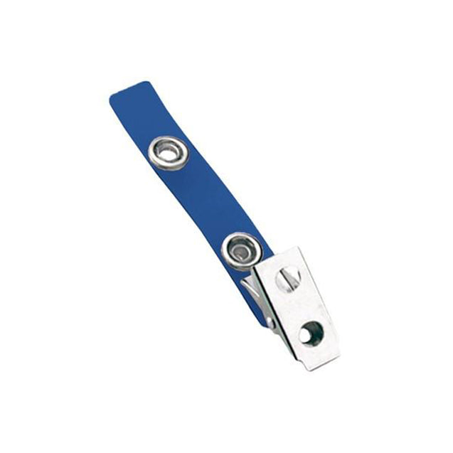 2105-2001 Strap Clip, 2 Hole Clip 2 3/4" (70mm), NPS Smooth Face Clip, Colored Vinyl Strap, Strap Size 2 3/4" (70mm) - 100/pack