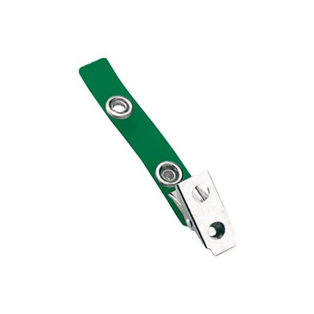 2105-2001 Strap Clip, 2 Hole Clip 2 3/4" (70mm), NPS Smooth Face Clip, Colored Vinyl Strap, Strap Size 2 3/4" (70mm) - 100/pack