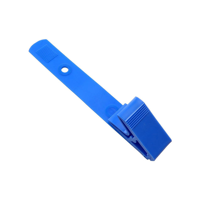 2115-2001 Strap Clip, Knurled Thumb-Grip Clip 3 1/8" (80mm), Colored All-Plastic 2-Hole Strap Clip, Derlin Strap, Strap Size 3 1/8" (80mm) - 100/pack
