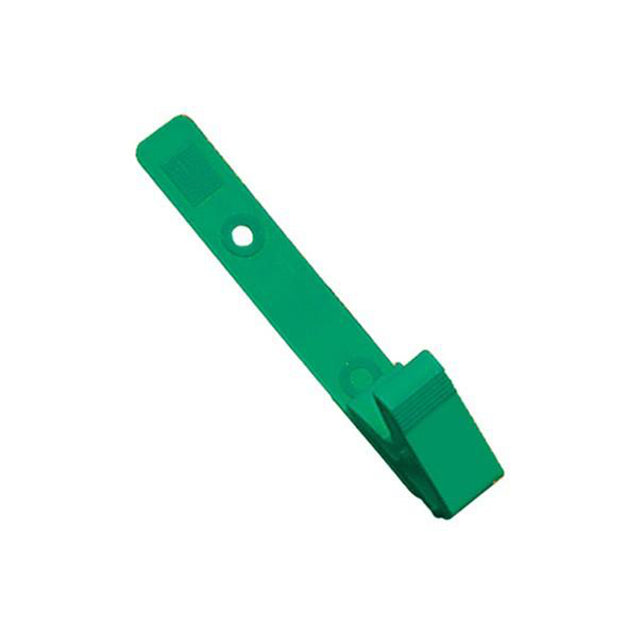 2115-2001 Strap Clip, Knurled Thumb-Grip Clip 3 1/8" (80mm), Colored All-Plastic 2-Hole Strap Clip, Derlin Strap, Strap Size 3 1/8" (80mm) - 100/pack