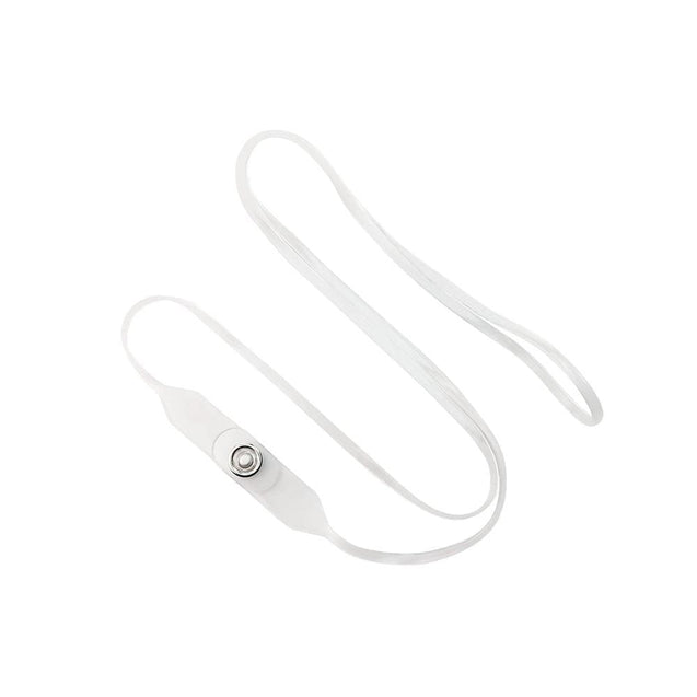 2135-0100 Vinyl Neck Straps, Breakaway Snap Closure 37" (940mm), Frosted Vinyl, - Color Frosted - 100/pack