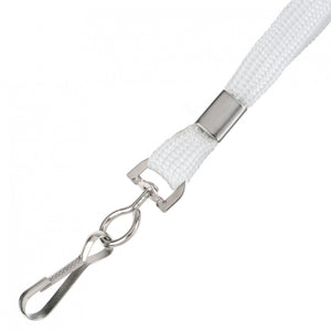 2135-3501 Standard Lanyard, Flat Braid Lanyard 3/8" (10mm), Flat Tubular Polyproylene Lanyard, Non-Breakaway, NPS Swivel Hook, Universal Slide Adapter - 100/pack