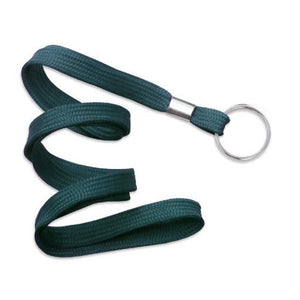 2135-3651 Standard Lanyard, Flat Braid Lanyard 3/8" (10mm), Flat Tubular Polyproylene Lanyard, Non-Breakaway, NPS Split Ring, Universal Slide Adapter - 100/pack