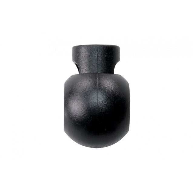 2135-4001 Attachment, Lanyard Cord Lock 7/10" (17.5mm), Spring-Loaded Sliding Adjuster, For Round and Flat lanyard (3/8" 10mm material only), - Color Black - 100/pack