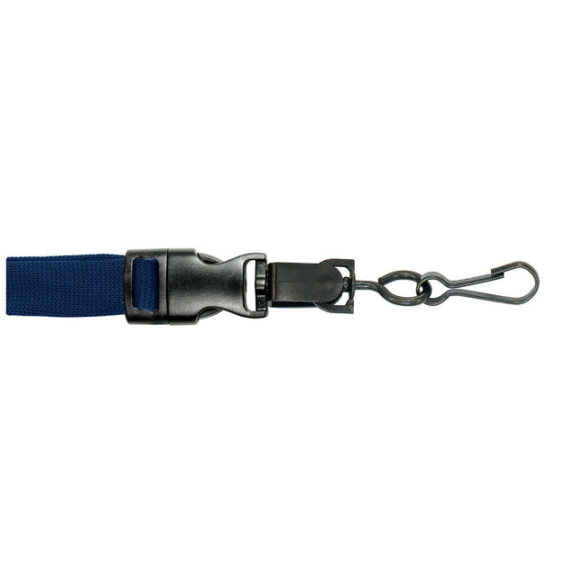 2135-4650 Standard Lanyard, Optiweave Dtach Lanyard 5/8" (16mm), Flat Tubular Polyester Lanyard, Breakaway, Dtach Swivel Hook, 5/8" (16mm) wide x 36" (900mm) long - 100/pack