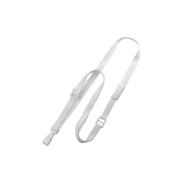 2137-2033 Standard Lanyard, Adjustable Breakaway Lanyard 3/8" (10mm), Flat Ribbed Polyester Lanyard, Breakaway, Slide Adjuster, Wide "no-twist" plastic hook, 3/8" wide x 24-44" long (adjustable) - 100/pack