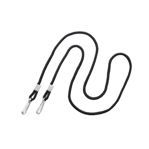 2140-5801 Standard Lanyard, Open-Ended Event Lanyard 1/8" (3mm), Round Polypropylene Lanyard, Non-Breakaway, Two NPS Hooks, 1/8" (3mm) wide x 36" (900mm) long - 100/pack
