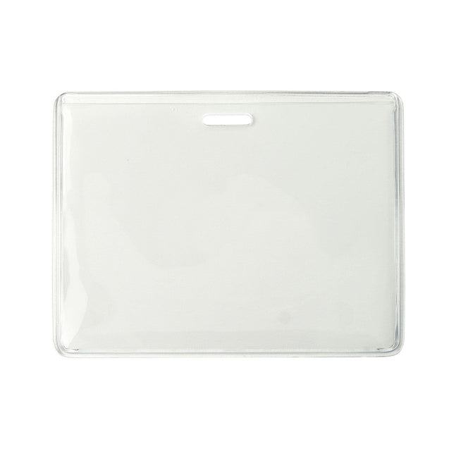 Badge Holder,Vinyl Badge Holder,Proximity Card holder,Heavy-Duty, Clear Vinyl,3.63" x 2.50" (92 mm x 64 mm),Color Clear - 1000/pack