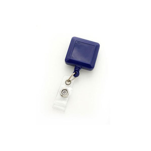 530-I-BLK Square Badge Reel, Belt Clip Style 1 1/4" (32mm), Reel Diameter 1 1/4" (32mm), Cord Length : 34" (864mm), Label size : 13/16" (20.6mm), Clear Vinyl Strap, - 25/pack