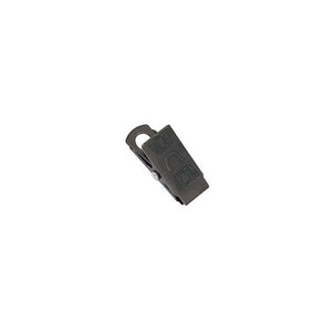 5705-3541 Bulldog Clip, Black Oxide Steel Embossed U Clip 1 1/16" (27mm), with Steel Shank and Overlapping Jaw, - Color Black Oxide - 100/pack