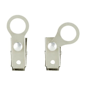 5705-3576 Swivel BullDog Clip, NPS 2-Hole Clip Featuring Large Circular Opening , Outside Diameter 11/16" (18mm) Inner Opening 7/16" (11mm), - Color NPS - 100/pack