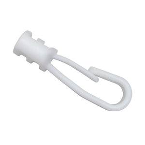 5710-1161 Lanyard Hook, No-Twist Plastic Lanyard Hook, Size 5/8" (16mm), Plastic Wide Hook - 1000/pack