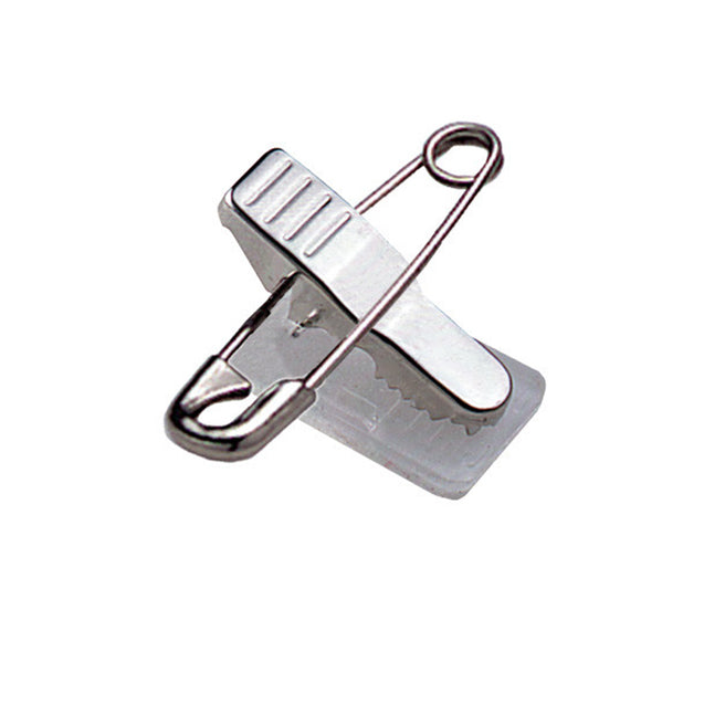 Badge Attachment, Badge Clip, Pin/Clip Combo, 1 1/16” (27mm) - 100/pack