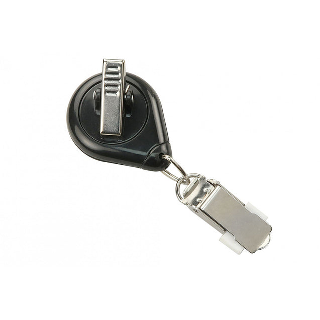 Premium Badge Reel, Swivel Clip Style 1 1/2" (38mm), Reel Diameter 1 1/2" (38mm), Cord Length : 34" (864mm), Label size : 1" (25mm), Card Clamp, - 25/pack