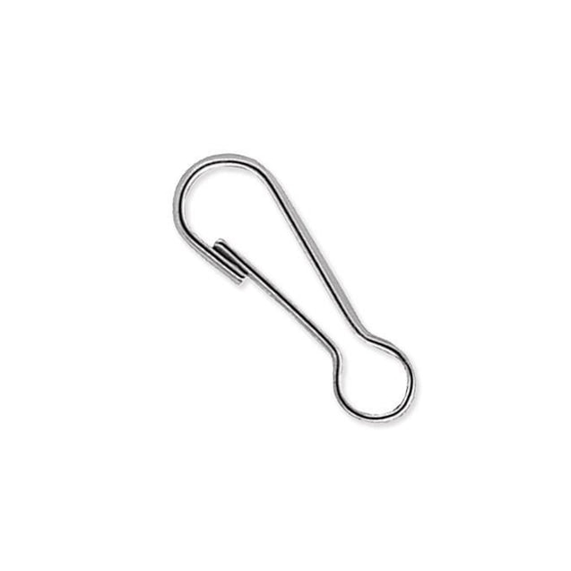 6920-2350 Lanyard Hook, Nickel Plated Steel & Textured Thumb Grip 1 1/4" (32mm), - Color NPS - 1000/pack