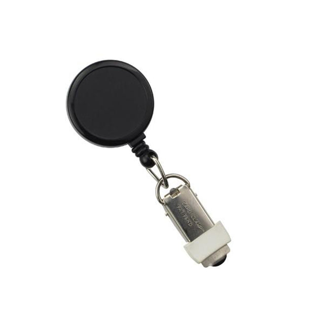 905-IK6-BL MaxLabel Badge Reel, Belt Clip Style 1 1/4" (32mm), Reel Diameter 1 1/4" (32mm), Cord Length : 34" (864mm), Label size : 1" (25mm), Card Clamp, - 25/pack