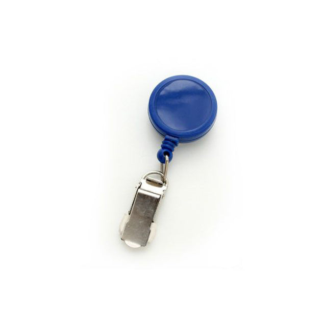 905-IK6-BL MaxLabel Badge Reel, Belt Clip Style 1 1/4" (32mm), Reel Diameter 1 1/4" (32mm), Cord Length : 34" (864mm), Label size : 1" (25mm), Card Clamp, - 25/pack
