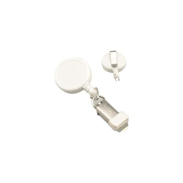 905-IK6-BL MaxLabel Badge Reel, Belt Clip Style 1 1/4" (32mm), Reel Diameter 1 1/4" (32mm), Cord Length : 34" (864mm), Label size : 1" (25mm), Card Clamp, - 25/pack