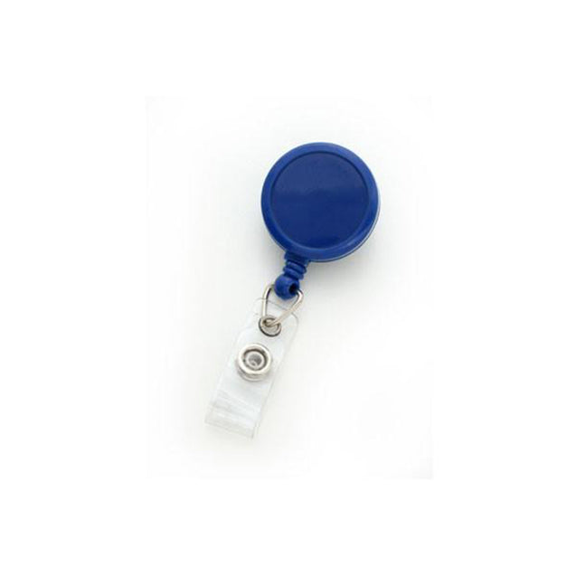909-I-BLK MaxLabel Badge Reel, Swivel Clip Style 1 1/4" (32mm), Reel Diameter 1 1/4" (32mm), Cord Length : 34" (864mm), Label size : 1" (25mm), Clear Vinyl Strap - 25/pack
