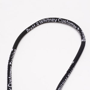 Elastic Nylon in Woven-in Lanyard R1902