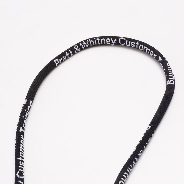 Elastic Nylon in Woven-in Lanyard R1902