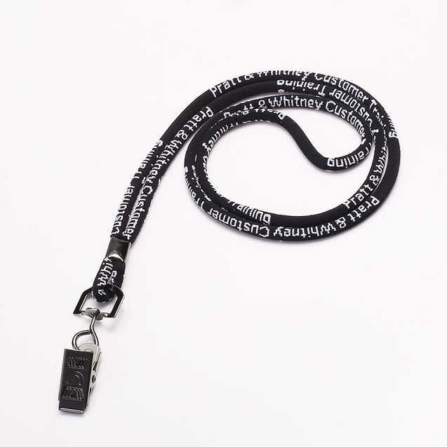 Elastic Nylon in Woven-in Lanyard R1902