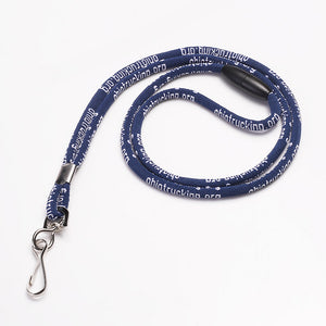 Elastic Nylon in Woven-in Lanyard R1905