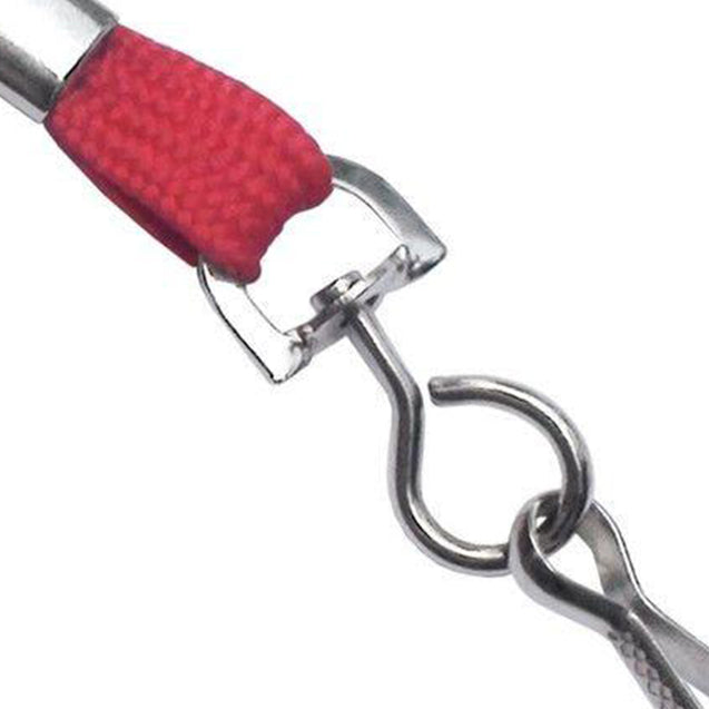 NF-9S-BLK Standard Lanyard, Tubular Lanyard 3/8" (10mm), Flexible Tubular Polyester Lanyard, Non-Breakaway, Swivel Hook, 3/8" (10mm) wide x 36" (900mm) long, 47" thread with tighter weave and softer texture - 100/pack