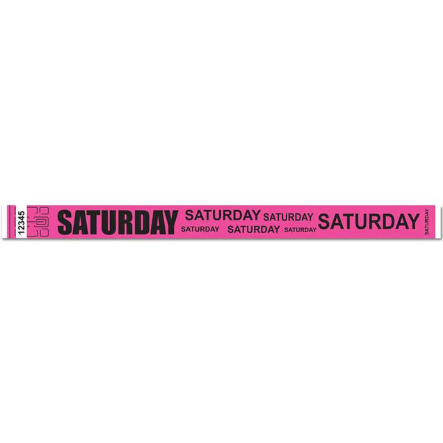 Expressions® 3/4" - Admissions SATURDAY NTX112 - 500/pack