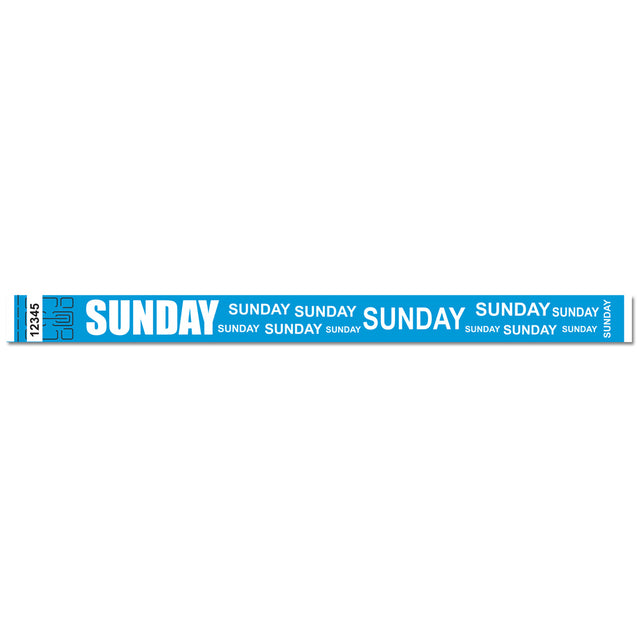 Expressions® 3/4" - Admissions SUNDAY NTX113 - 500/pack