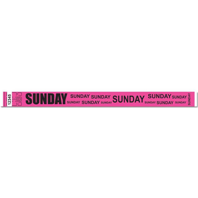 Expressions® 3/4" - Admissions SUNDAY NTX113 - 500/pack