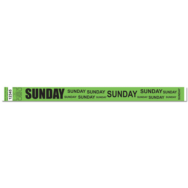 Expressions® 3/4" - Admissions SUNDAY NTX113 - 500/pack