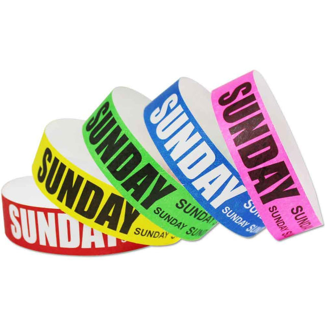 Expressions® 3/4" - Admissions SUNDAY NTX113 - 500/pack