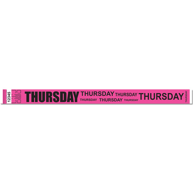 Expressions® 3/4" - Admissions THURSDAY NTX119 - 500/pack