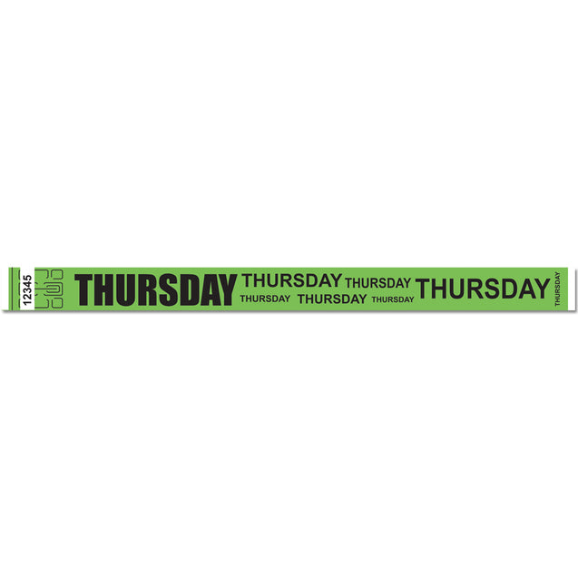 Expressions® 3/4" - Admissions THURSDAY NTX119 - 500/pack