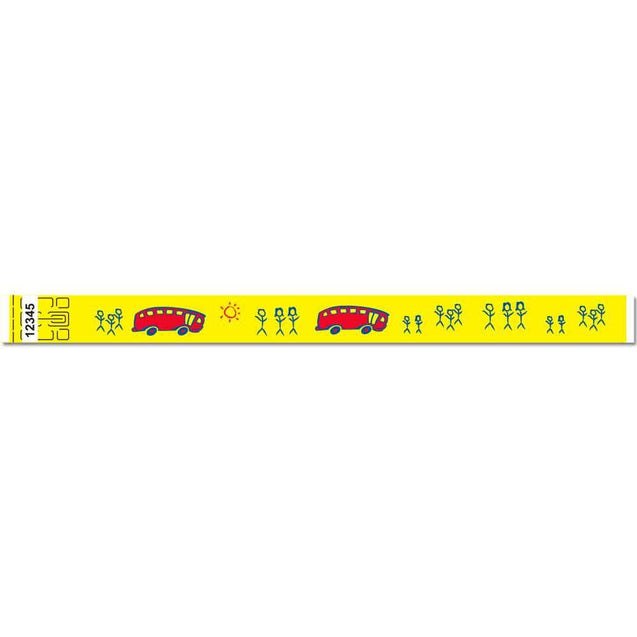 Expressions® 3/4" - Child Safety SCHOOL BUS NTX17 - 500/pack